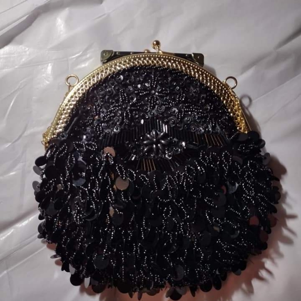 🟠 Vintage Beaded Cocktail Bag - Picture 15 of 15